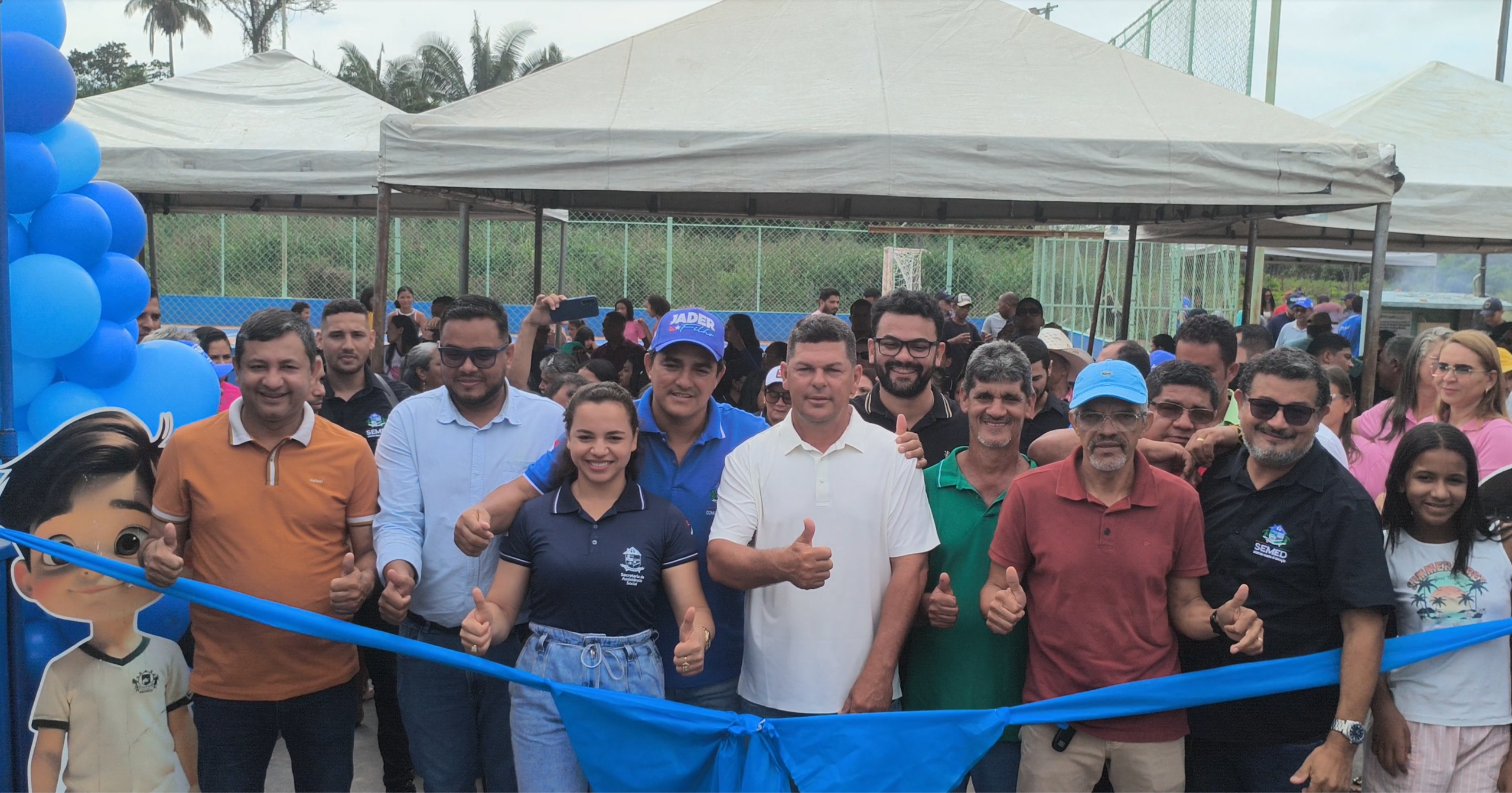 Prefeito Jeilson Reis inaugura E.M.E.I.F Duque de Caxias reformada, ampliada e climatizada na comunidade Bacabal