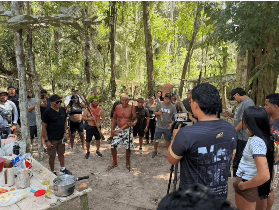 Indígenas acompanham ocupação na Terra Indígena Mãe Maria, em Bom Jesus do Tocantins